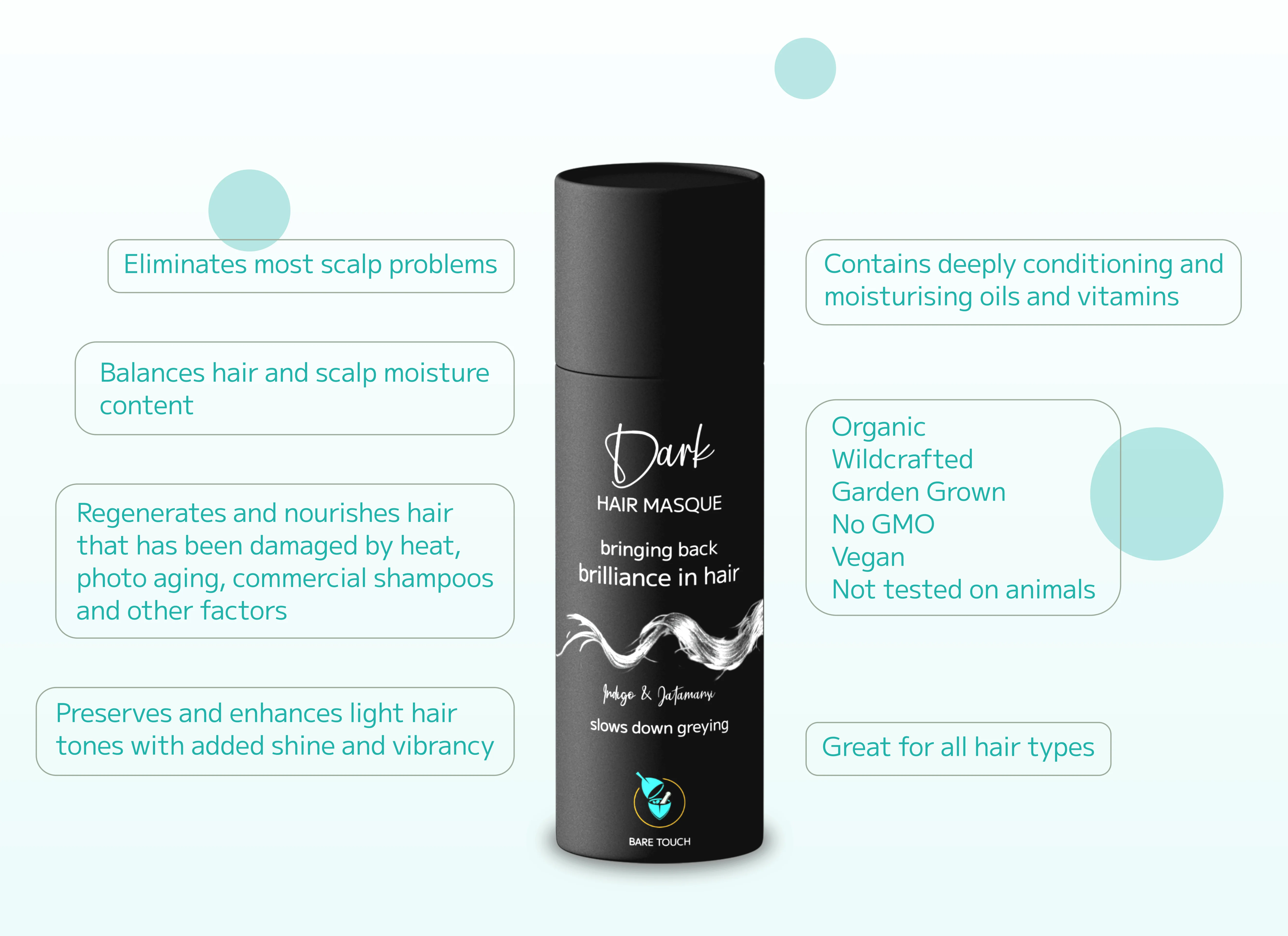 Dark Hair Masque Benefits