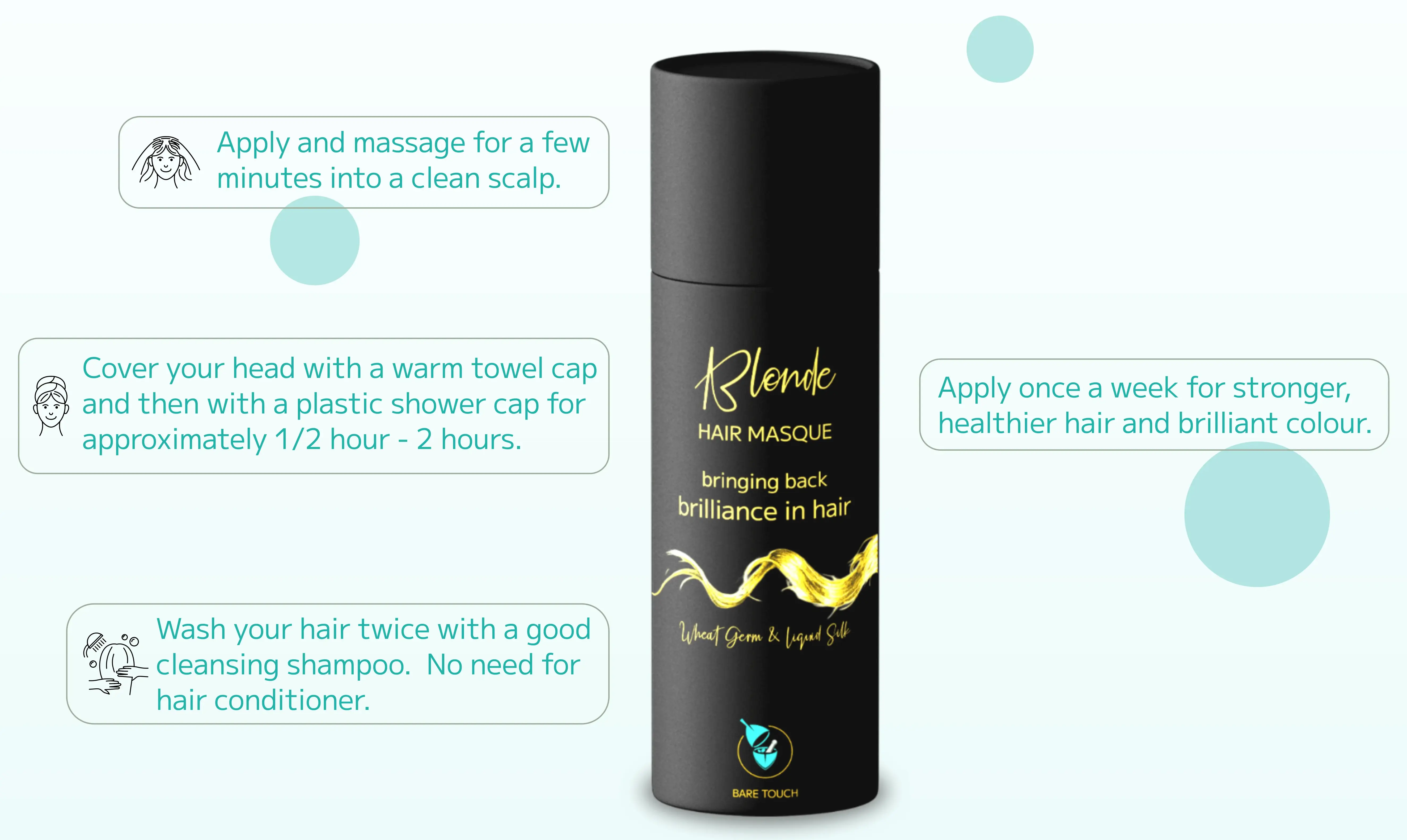 Blonde Hair Masque Instruction 